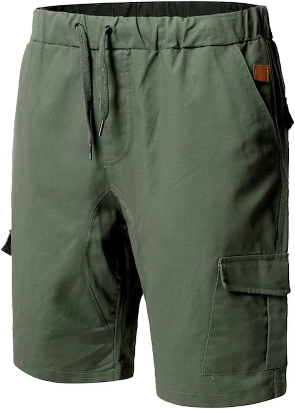 Men's Plus Size Cargo Shorts with Multi-Pockets Relaxed Fit Cotton Hiking Shorts Summer Beach Sports Shorts Pants