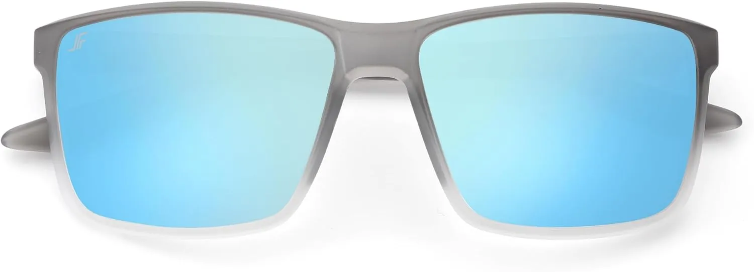 Men's Polarized Sunglasses, Square Driving Fishing Running Sun Glasses UV Glare Protection RFS8207