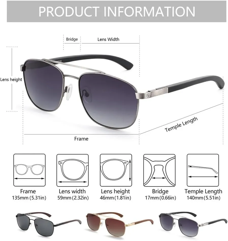 Men's Polarized Sunglasses Uv Protection Sunglasses(8,One)