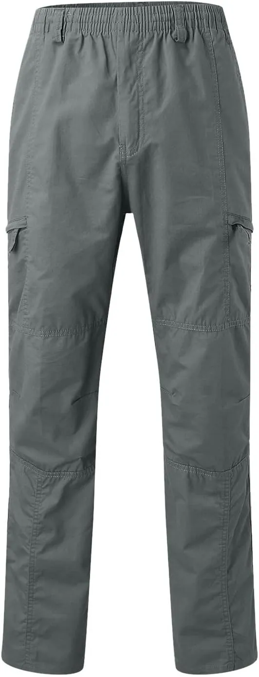 Men's Slim-Fit Stretch Cargo Pant Outdoor Work Cargo Shorts Cotton Shorts Relaxed Fit Work Shorts Loose Sweatpants