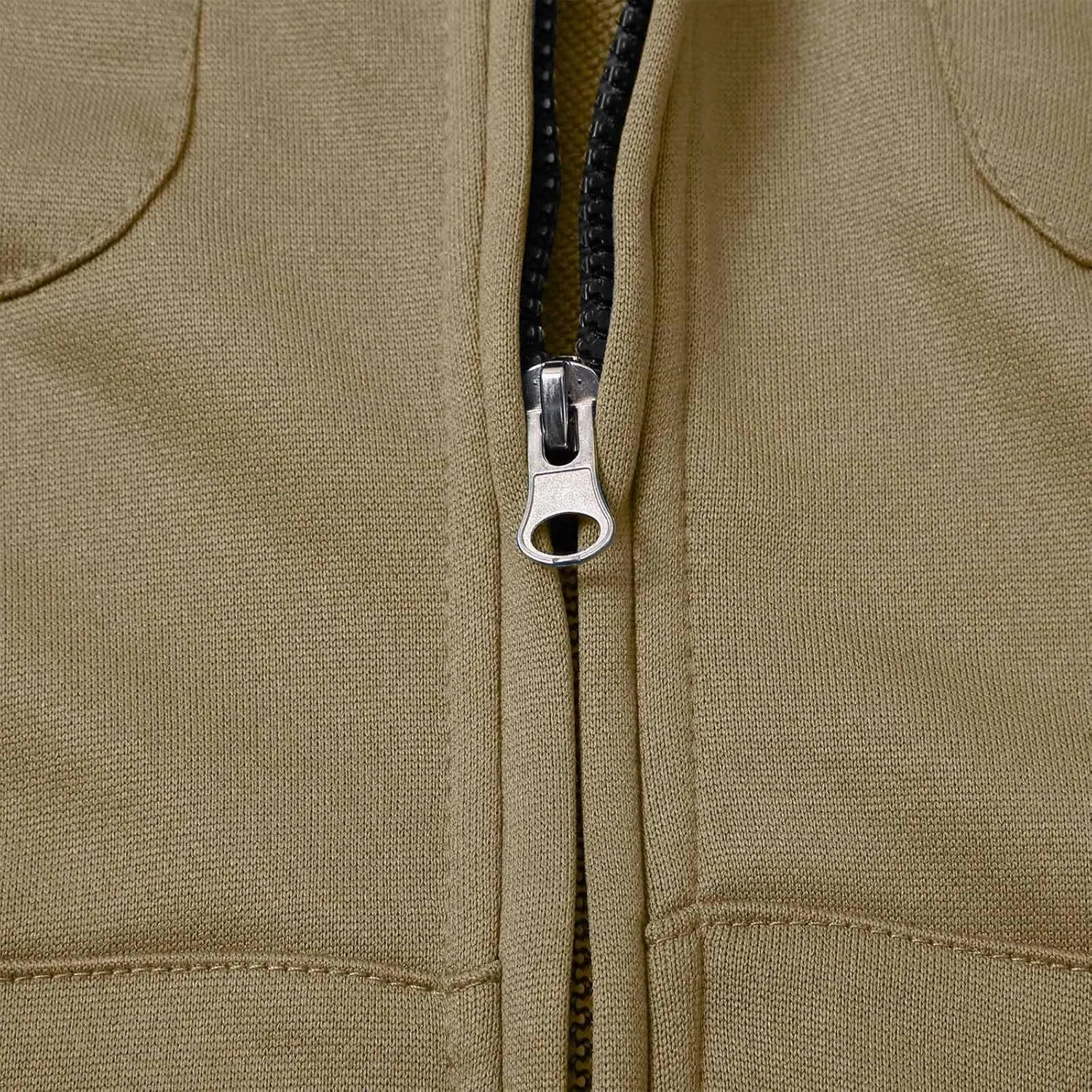 Men's Tactical Jacket Hooded Cargo Coats Color Block Military Jackets with Multi Pockets
