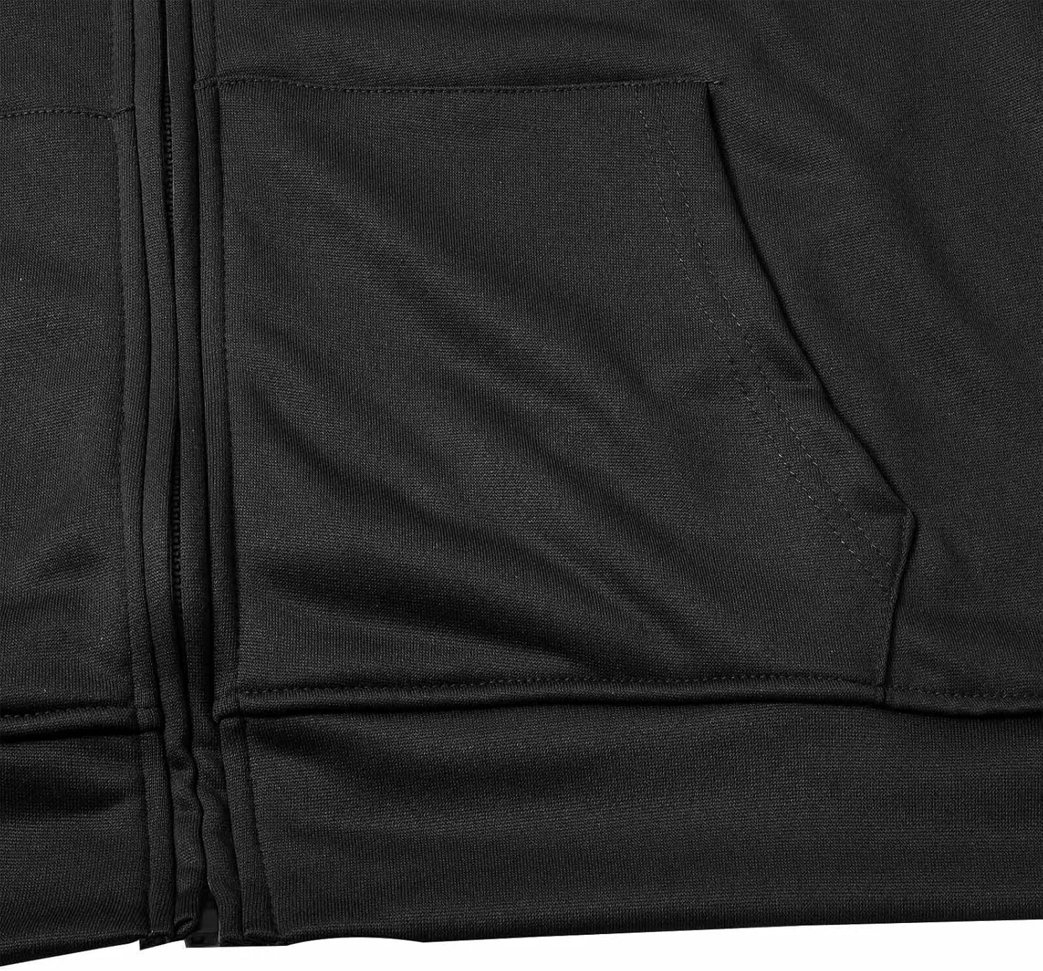 Men's Tactical Jacket Hooded Cargo Coats Color Block Military Jackets with Multi Pockets
