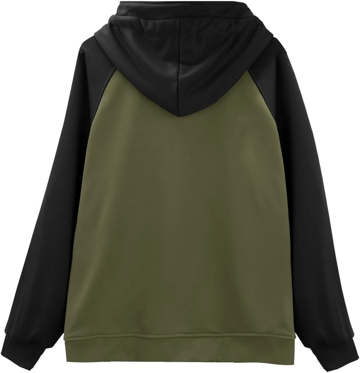 Men's Tactical Jacket Hooded Cargo Coats Color Block Military Jackets with Multi Pockets