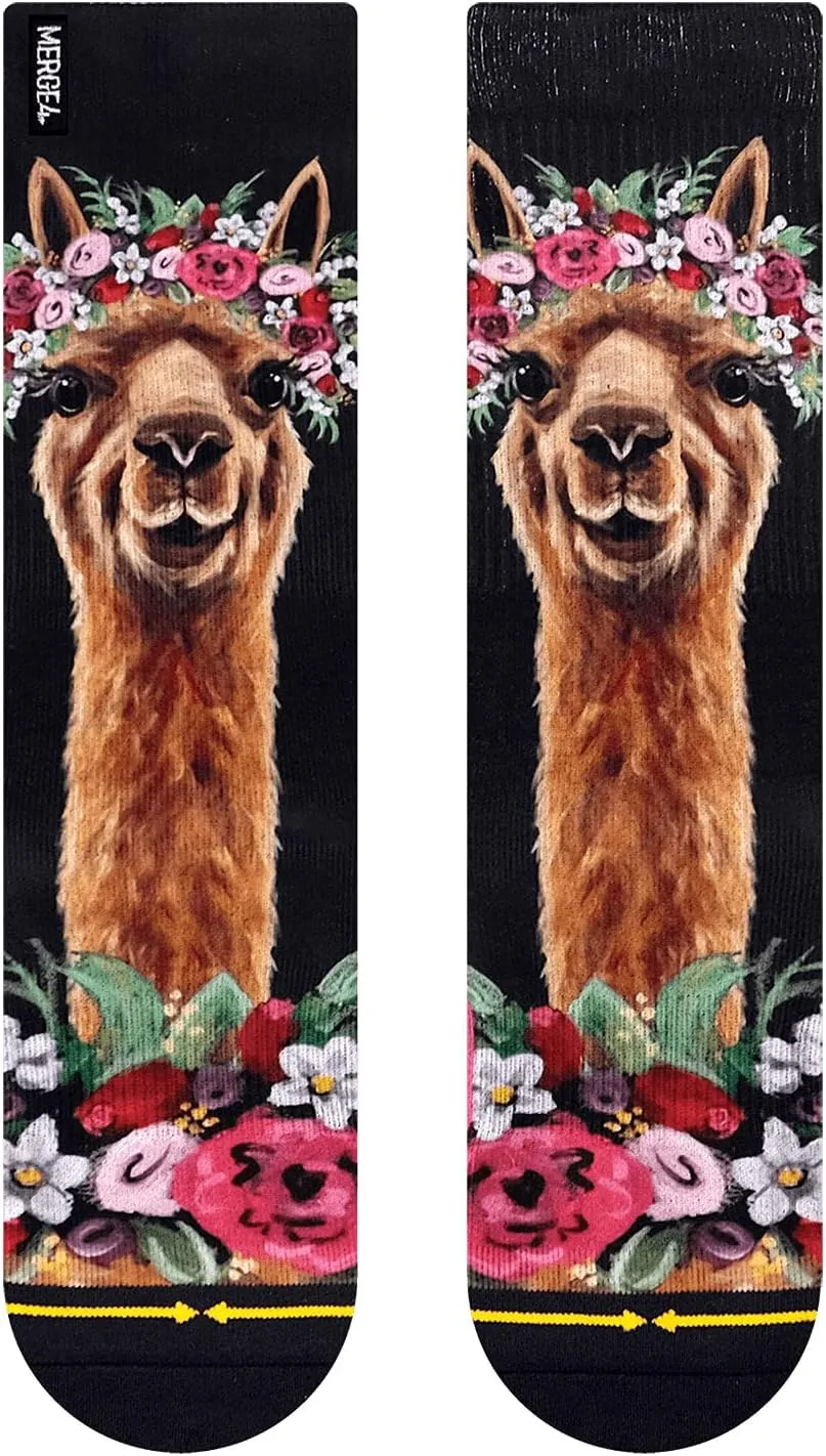 MERGE4 Lee Keller Alpaca Unisex Crew Socks