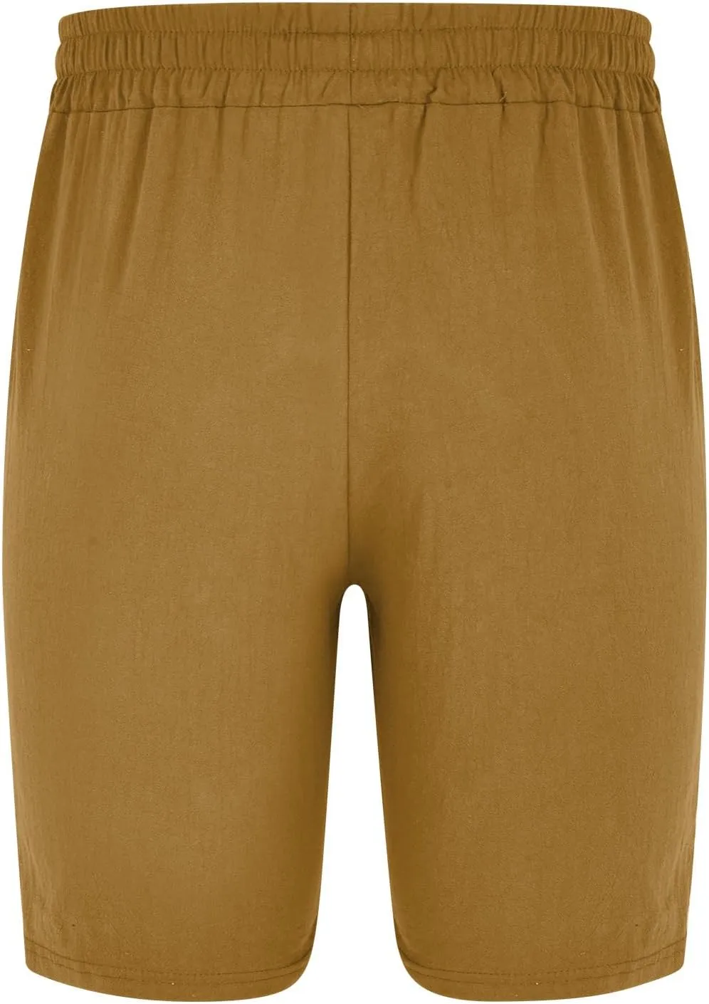 Muscularfit Cargo Shorts for Men Relaxed Fit Shorts with Pockets Summer Fashion Linen Cotton Shorts Stretch Athletic Shorts