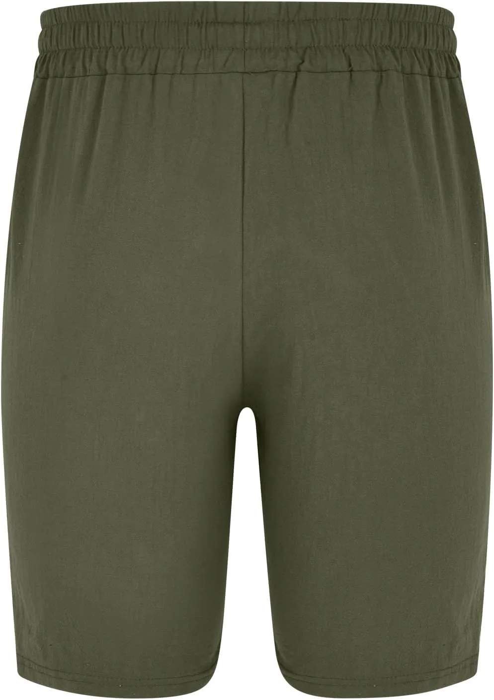 Muscularfit Cargo Shorts for Men Relaxed Fit Shorts with Pockets Summer Fashion Linen Cotton Shorts Stretch Athletic Shorts