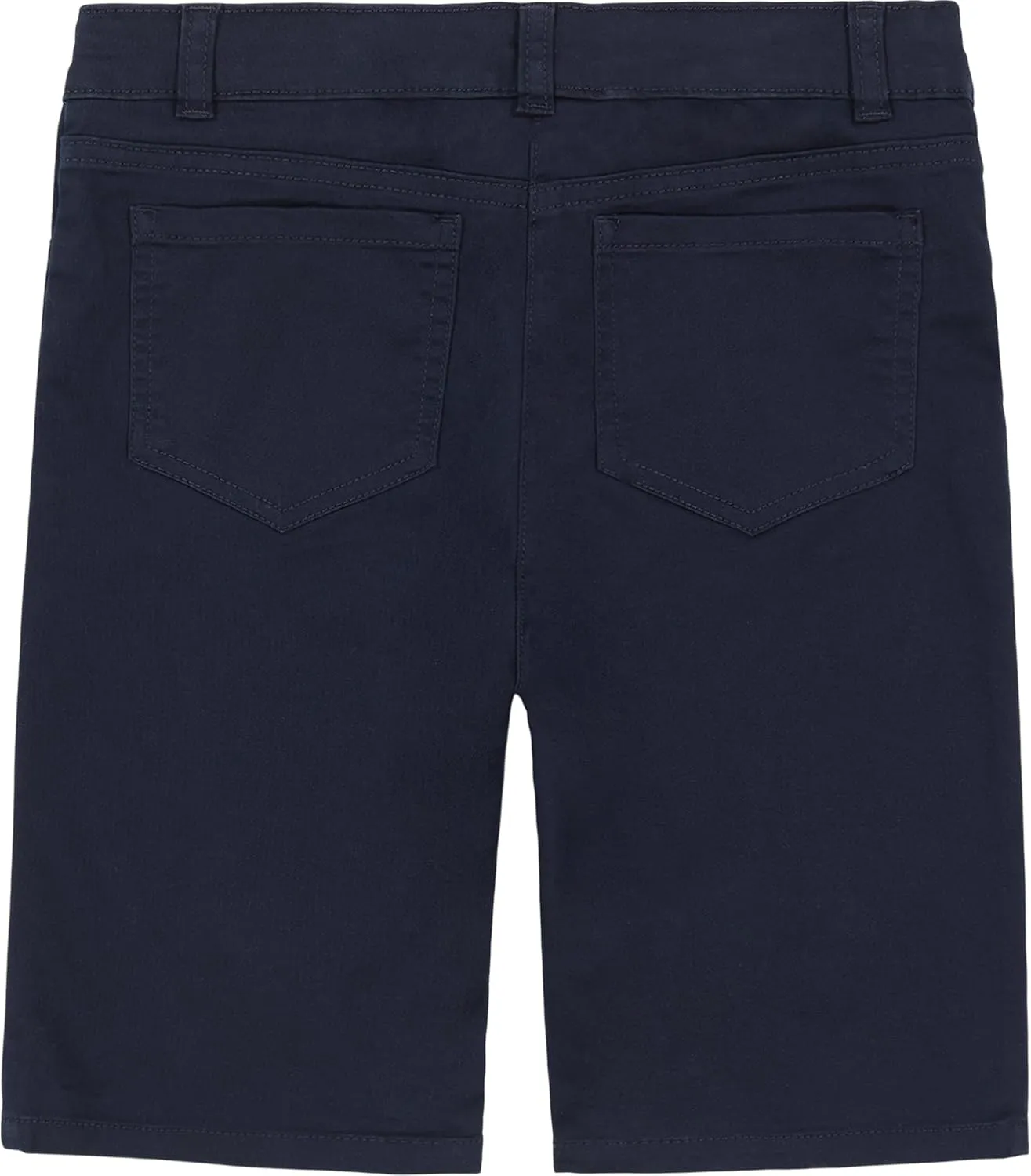 Nautica Girls' School Uniform Bermuda Shorts, Pull-on Fit, Stretchy Material, Functional Pockets