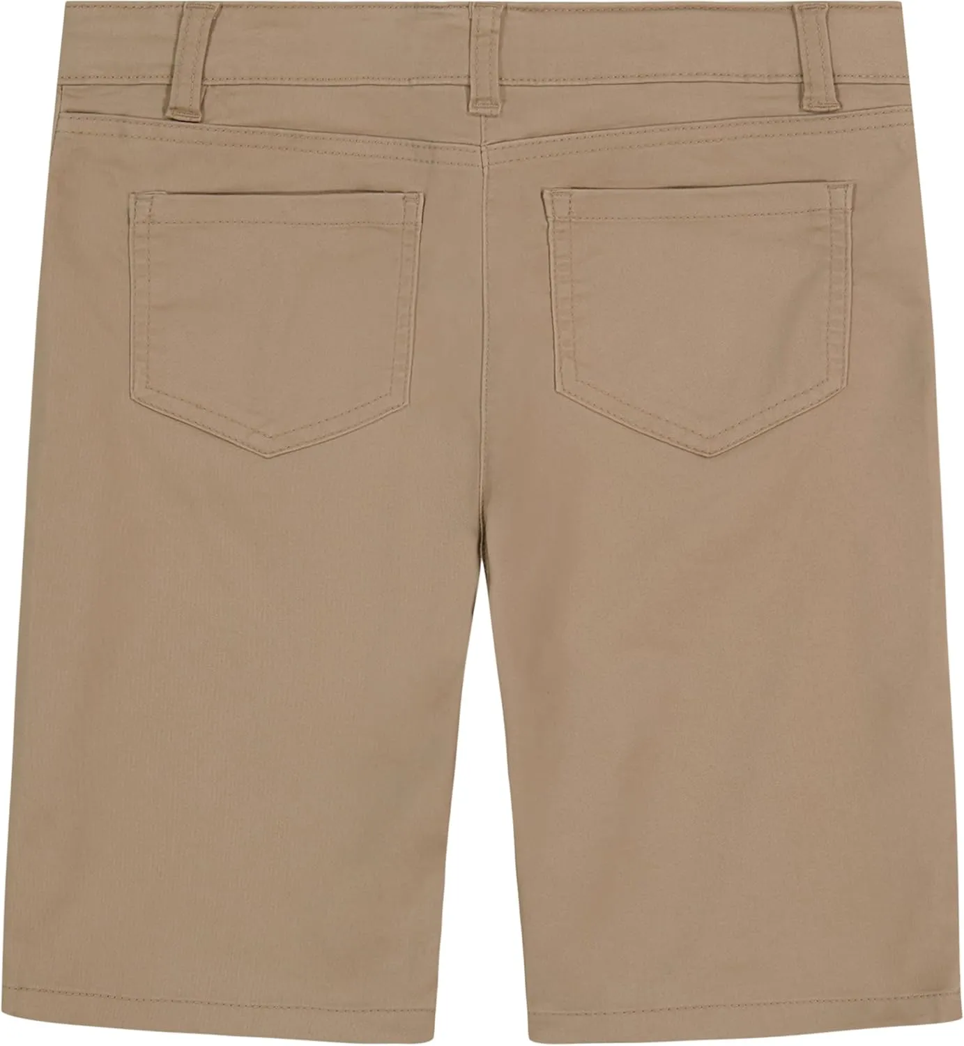 Nautica Girls' School Uniform Bermuda Shorts, Pull-on Fit, Stretchy Material, Functional Pockets