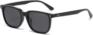 NIDOVIX Polarized Square Sunglasses for Women Men Vintage Fashion Classic Square Sun Glasses UV400 Protection Shades