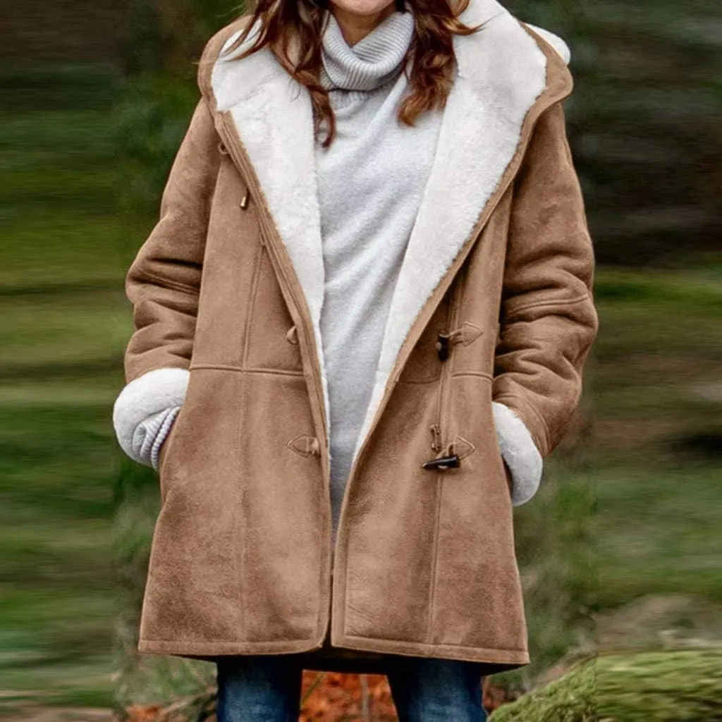 OIOLOYJM Black Trench Coat for Women 2023 Rain Jacket Winter Hooded Oversized Elegant Windbreaker Fall Long Coats for Women