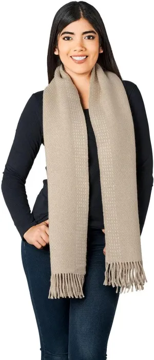 Organic Alpaca & Merino Wool Blend - Oversized Scarf and Shawl