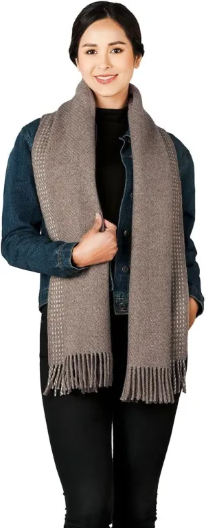 Organic Alpaca & Merino Wool Blend - Oversized Scarf and Shawl