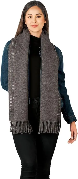Organic Alpaca & Merino Wool Blend - Oversized Scarf and Shawl