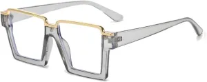 Oversized Anti Blue Glasses Light Women Fashion Frame Spectacle