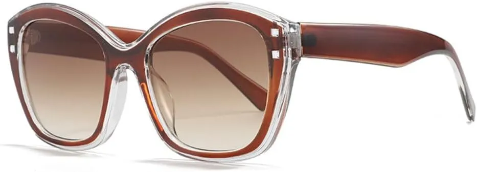 Oversized Cat eye Sunglasses Women Men Luxury Shades Pink Eyewear Vintage Sun Glasses UV400 Pink Glasses Black