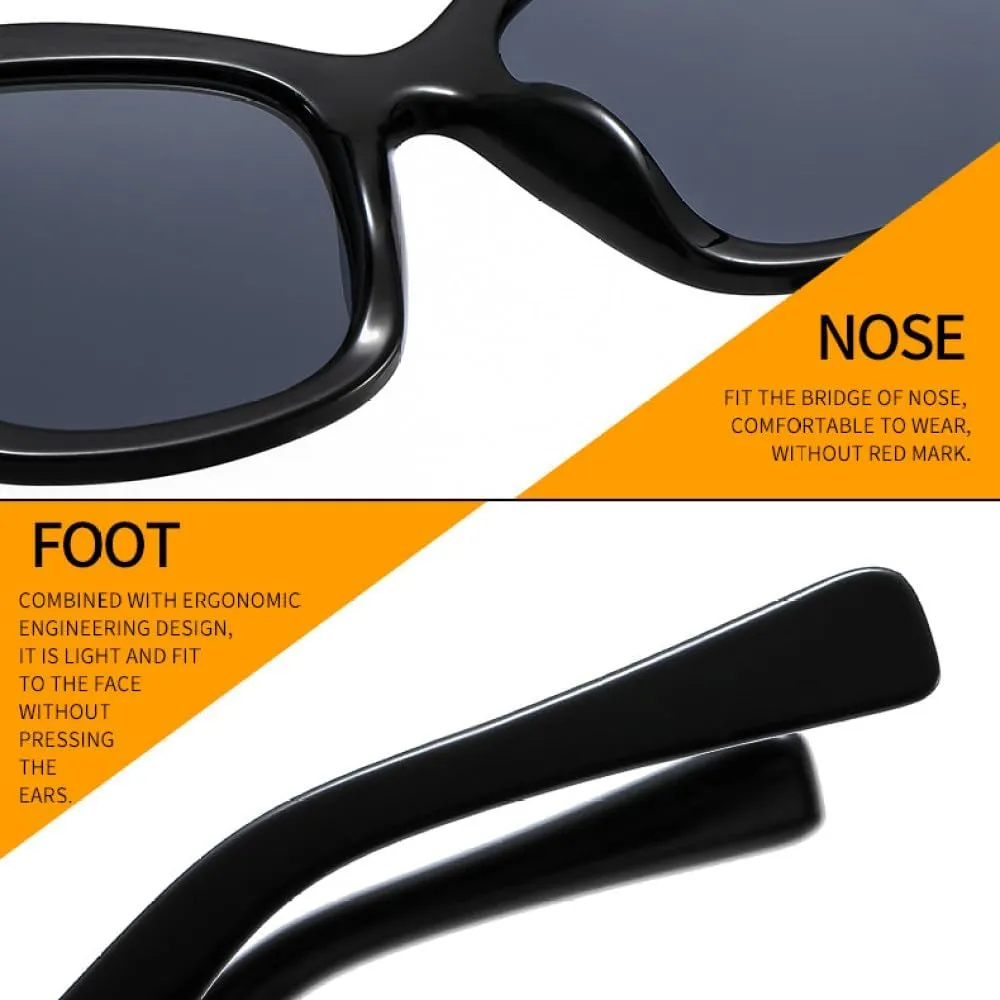 Oversized Cat eye Sunglasses Women Men Luxury Shades Pink Eyewear Vintage Sun Glasses UV400 Pink Glasses Black