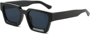 OZPYKAE Men Women Cool Square Sunglasses Thick Frame Sunglasses Rectangle Sun Glasses UV Protection Shades Sunglasses