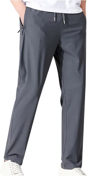 Palcomfy Men's Lightweight Quick Dry Pants Athletic Pants for Hiking Camping Outdoor Sports Comfort Stretch Fit