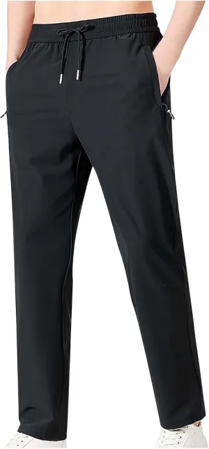 Palcomfy Men's Lightweight Quick Dry Pants Athletic Pants for Hiking Camping Outdoor Sports Comfort Stretch Fit
