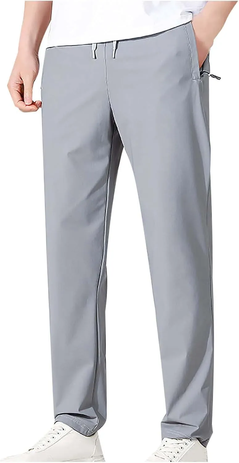 Palcomfy Men's Lightweight Quick Dry Pants Athletic Pants for Hiking Camping Outdoor Sports Comfort Stretch Fit