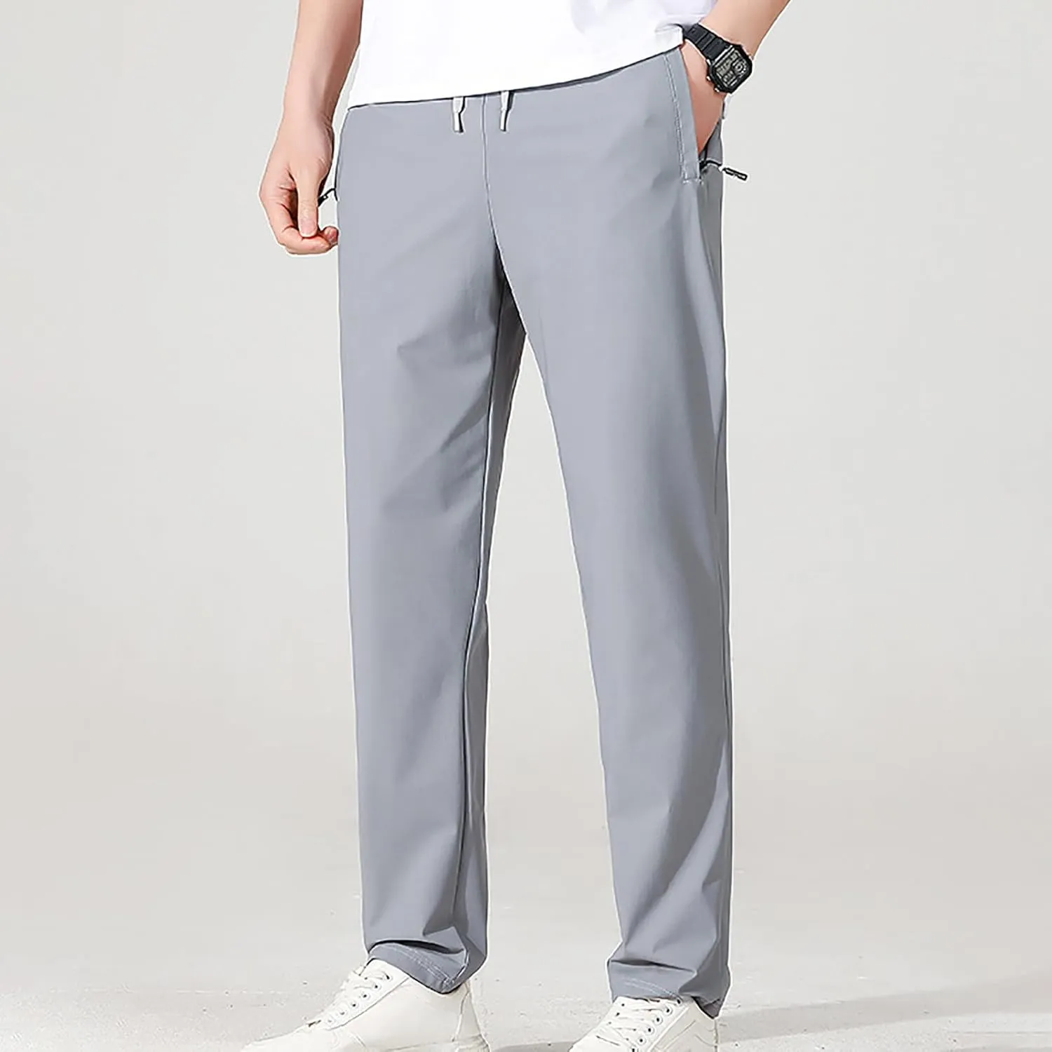 Palcomfy Men's Lightweight Quick Dry Pants Athletic Pants for Hiking Camping Outdoor Sports Comfort Stretch Fit
