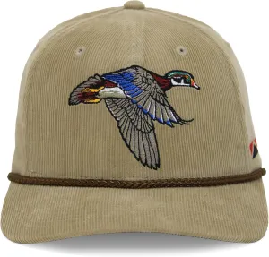 Paramount Outdoors Corduroy Duck Hats with Corduroy Fabric and Stretch fit Waterfowl Duck Hunting hat