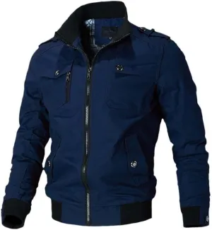 Pilot Jacket Trench Coat Casual Men's Jacket Spring And Autumn Sale Durable Slim Military Men's Jacket