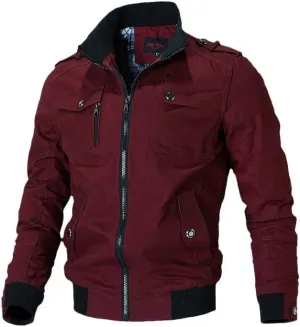 Pilot Jacket Trench Coat Casual Men's Jacket Spring And Autumn Sale Durable Slim Military Men's Jacket