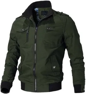 Pilot Jacket Trench Coat Casual Men's Jacket Spring And Autumn Sale Durable Slim Military Men's Jacket