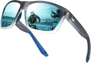 Polarized Sunglasses for Men and Women Anti UV Protection Square Sports Sunglasses Men for Cycling Fishing Driving 82930