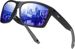 Polarized Sunglasses for Men and Women Anti UV Protection Square Sports Sunglasses Men for Cycling Fishing Driving 82930