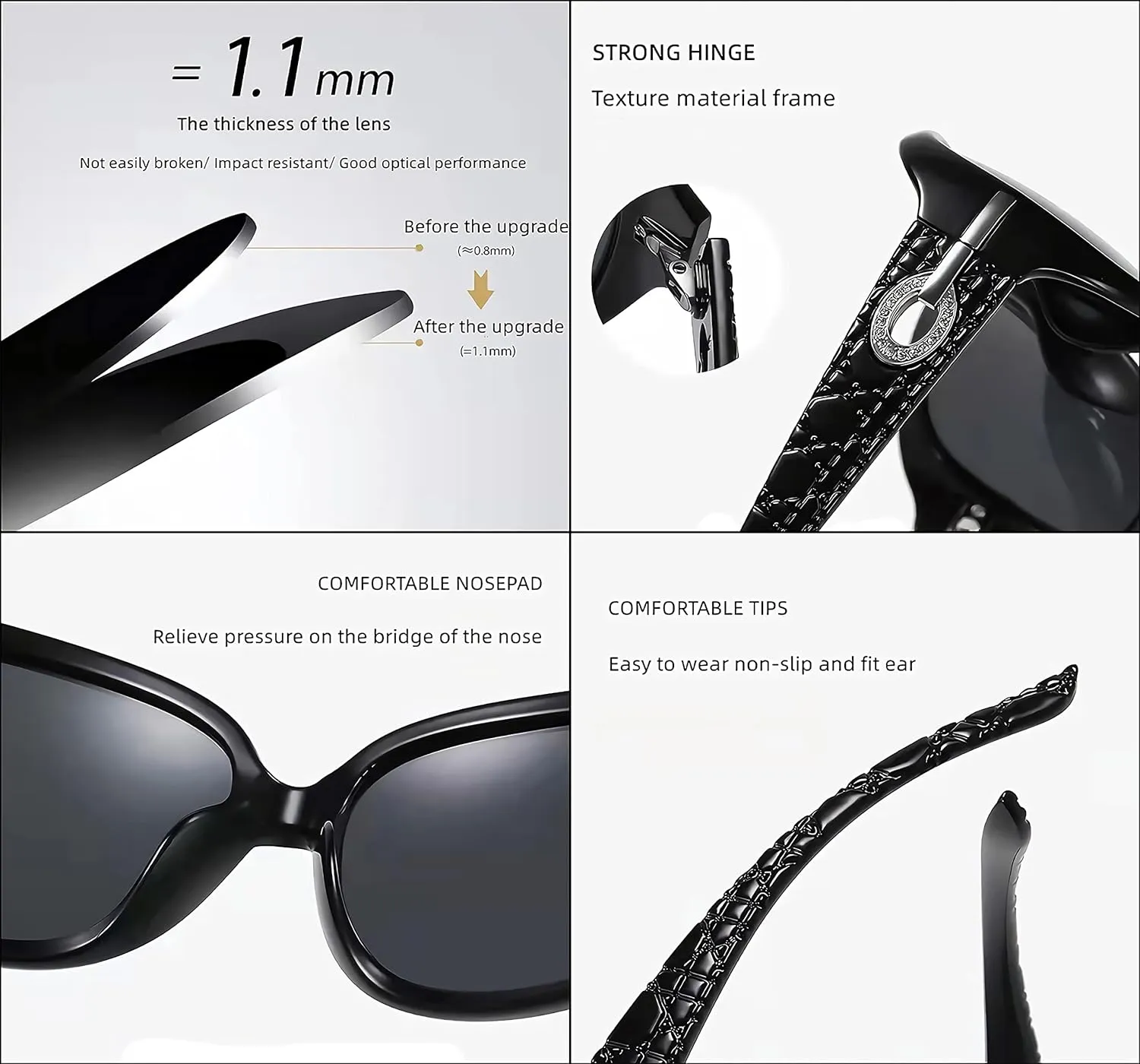 Polarized Sunglasses for Men and Womens UV400 Protection Sports Driving Fishing Glasses 3pack