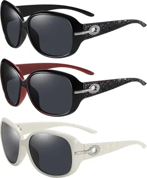 Polarized Sunglasses for Men and Womens UV400 Protection Sports Driving Fishing Glasses 3pack