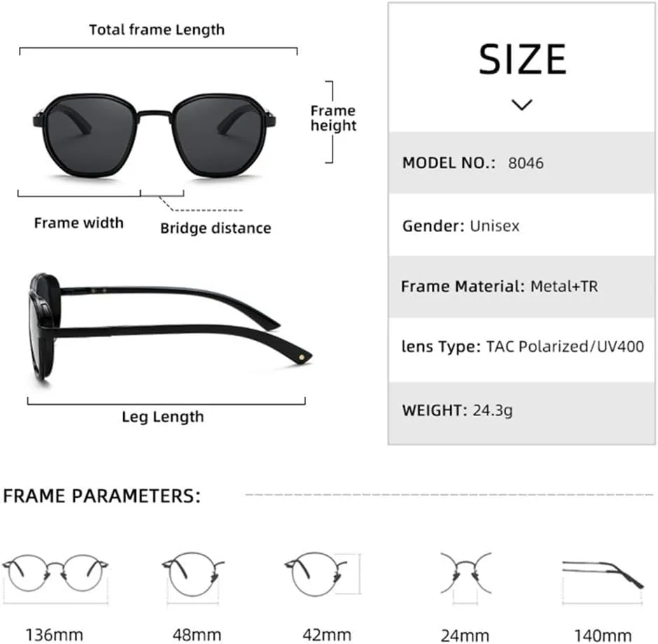 Polarized Sunglasses Sunglasses Men Driving(C3,One Size)
