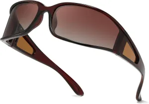 Polarized Wrap Around Sunglasses for Women Running Cycling Sports Sun Glasses Trendy 2025 Shades