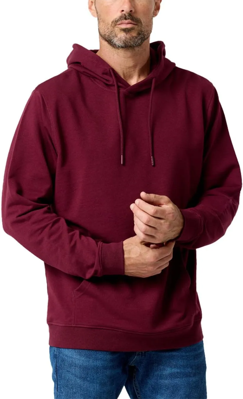 Premium Hoodies for Men S - 4XL Lightweight Casual Fitted Plain Pullover Sweatshirt