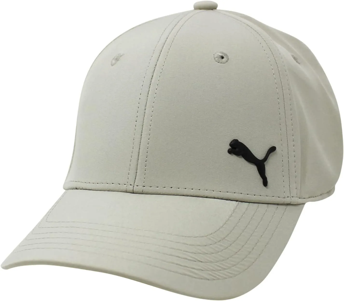 PUMA Evercat Alloy Mesh Stretch Fit Baseball Cap, Tan Combo, Small-Medium US