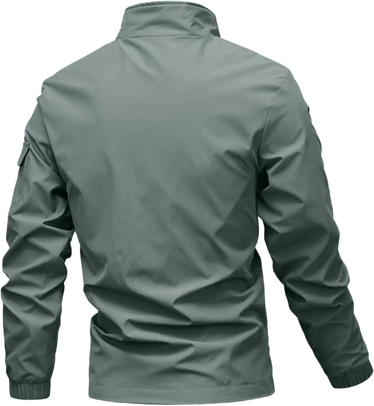Rain Coat for Men Casual Rain Jacket Lightweight Waterproof Rain Shell Jacket Raincoat for Golf Cycling Windbreaker