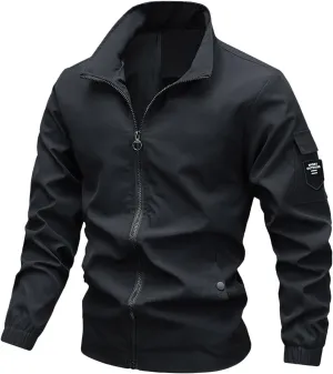 Rain Coat for Men Casual Rain Jacket Lightweight Waterproof Rain Shell Jacket Raincoat for Golf Cycling Windbreaker