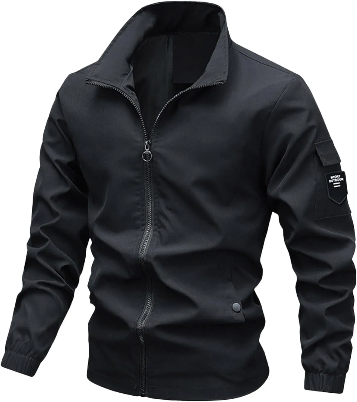Rain Coat for Men Casual Rain Jacket Lightweight Waterproof Rain Shell Jacket Raincoat for Golf Cycling Windbreaker