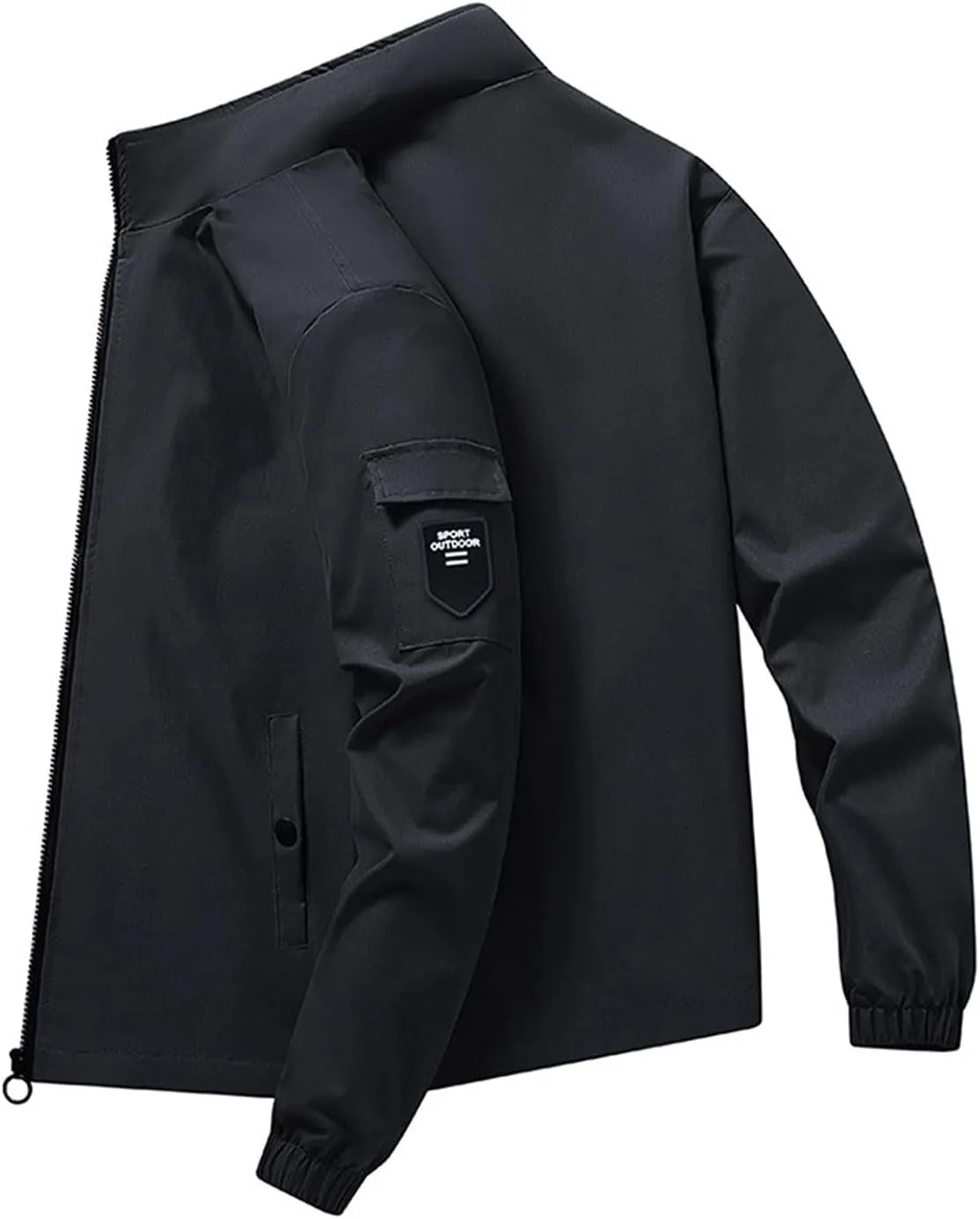 Rain Coat for Men Casual Rain Jacket Lightweight Waterproof Rain Shell Jacket Raincoat for Golf Cycling Windbreaker