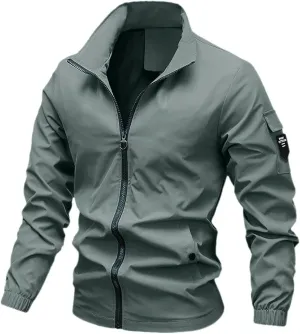 Rain Coat for Men Casual Rain Jacket Lightweight Waterproof Rain Shell Jacket Raincoat for Golf Cycling Windbreaker