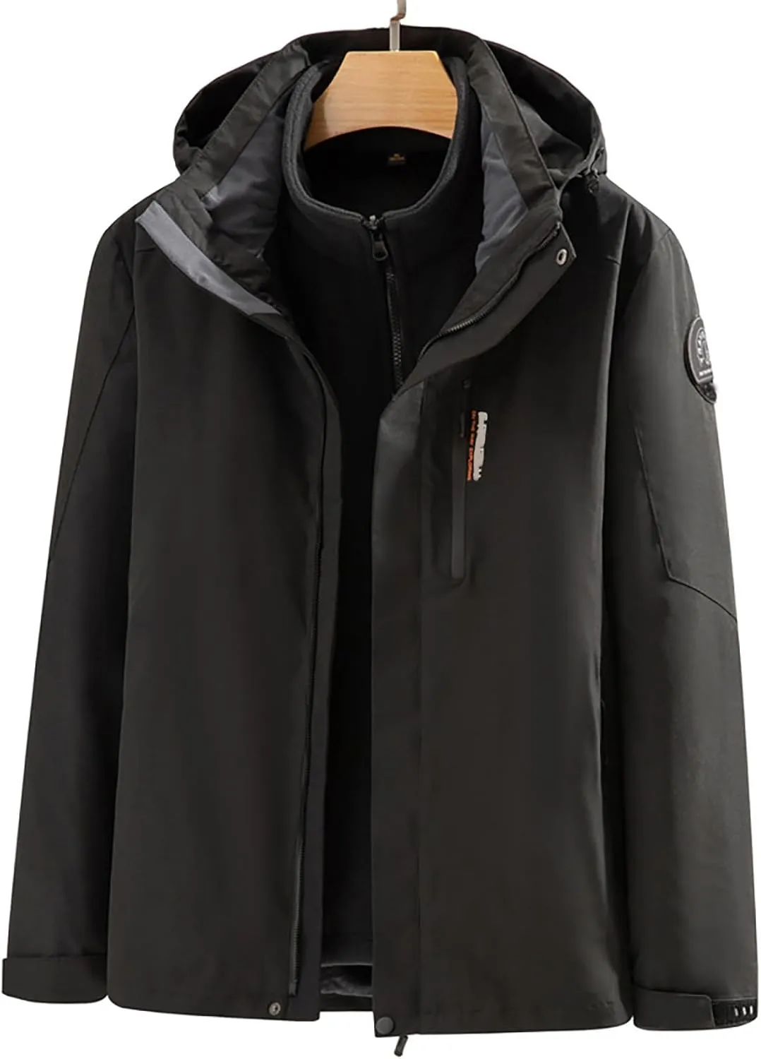 Rain Jacket for Men 2023 Novelty Waterproof Raincoat Lightweight Rain Jackets Outdoor Rain Coat Windbreaker with Hood