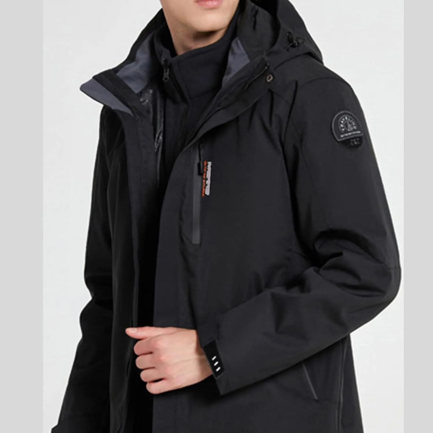 Rain Jacket for Men 2023 Novelty Waterproof Raincoat Lightweight Rain Jackets Outdoor Rain Coat Windbreaker with Hood