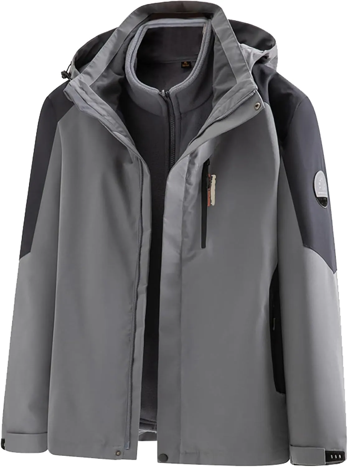 Rain Jacket for Men 2023 Novelty Waterproof Raincoat Lightweight Rain Jackets Outdoor Rain Coat Windbreaker with Hood