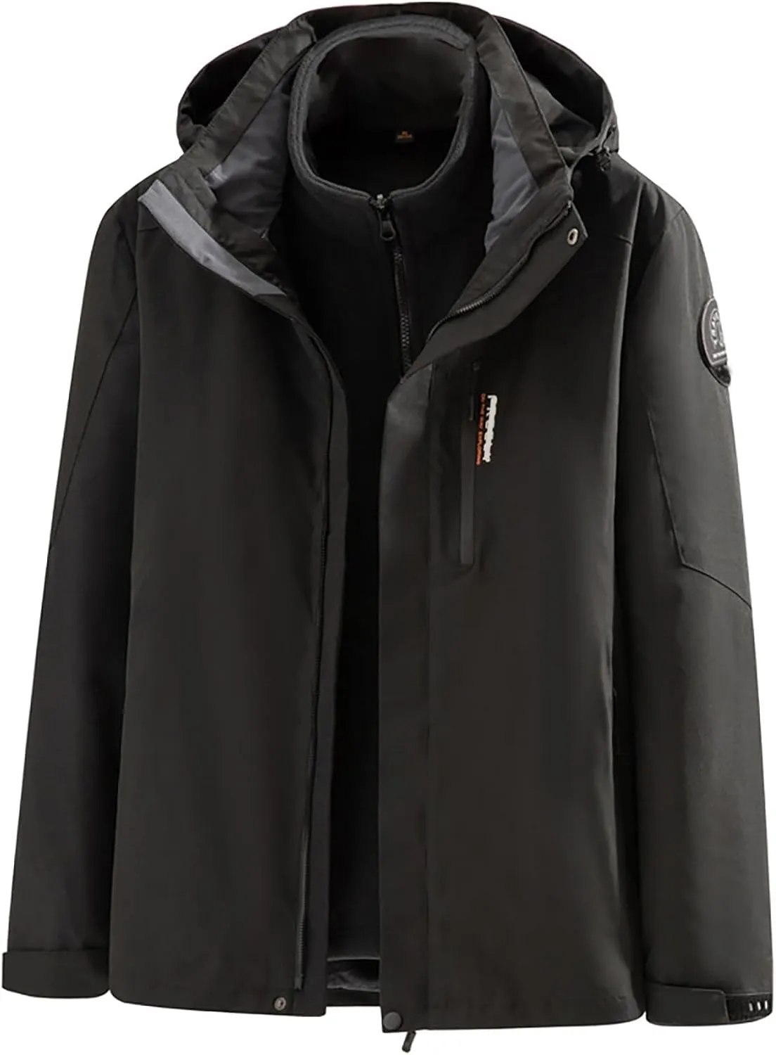 Rain Jacket for Men 2023 Novelty Waterproof Raincoat Lightweight Rain Jackets Outdoor Rain Coat Windbreaker with Hood
