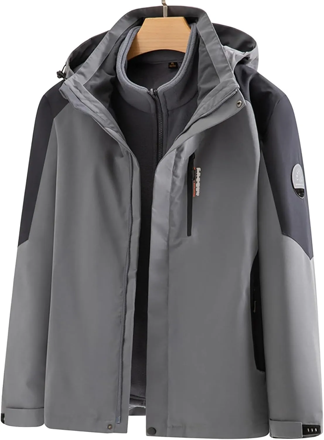 Rain Jacket for Men 2023 Novelty Waterproof Raincoat Lightweight Rain Jackets Outdoor Rain Coat Windbreaker with Hood