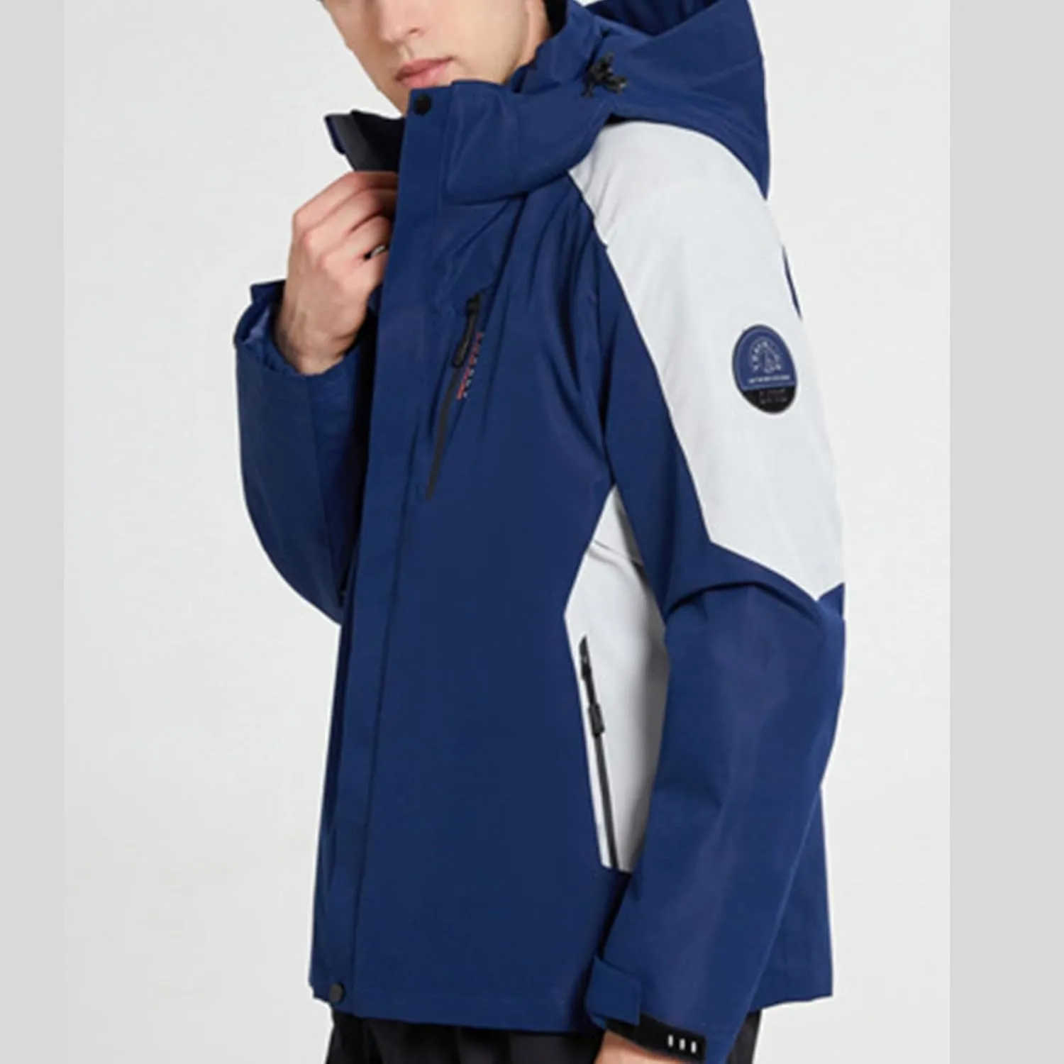 Rain Jacket for Men 2023 Novelty Waterproof Raincoat Lightweight Rain Jackets Outdoor Rain Coat Windbreaker with Hood