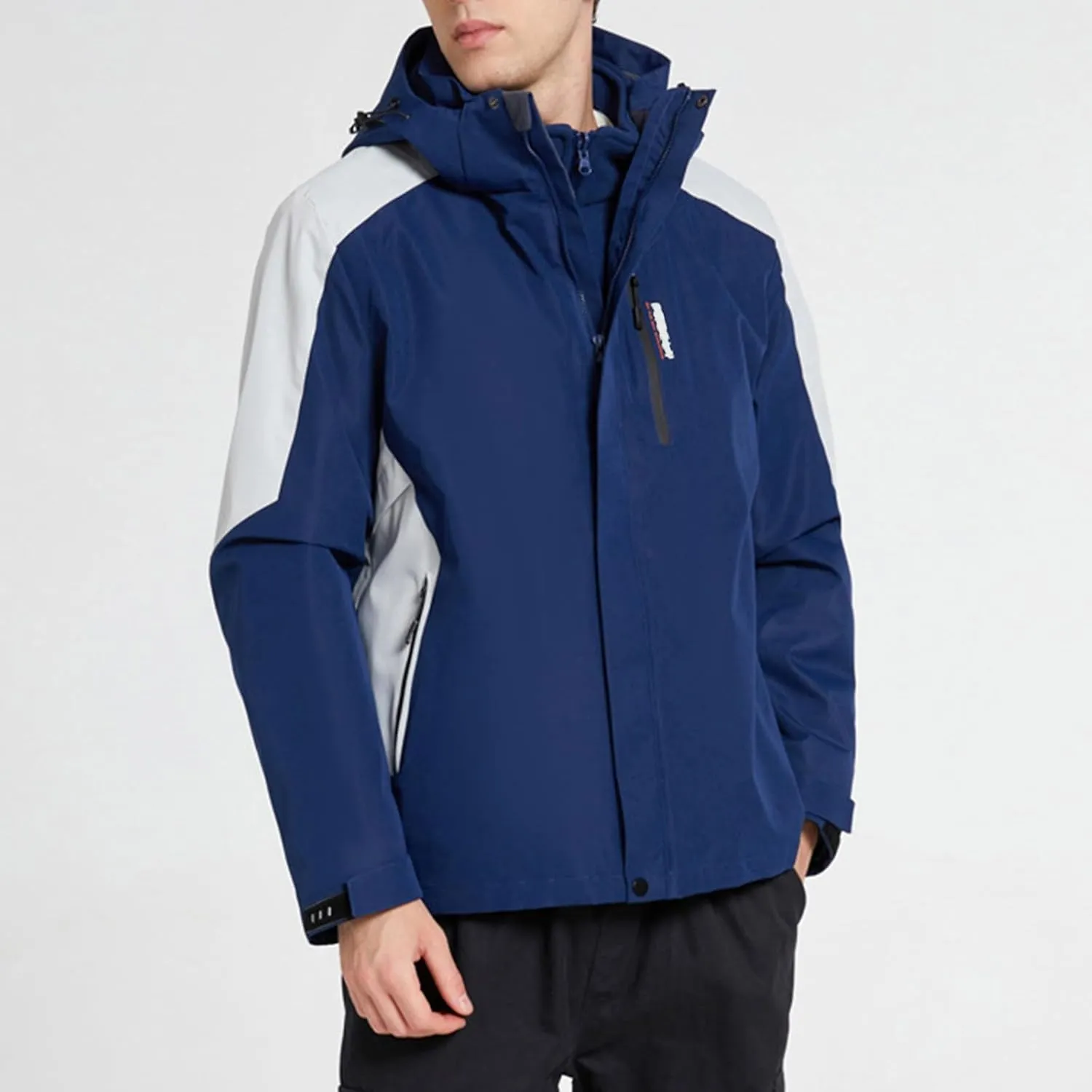 Rain Jacket for Men 2023 Novelty Waterproof Raincoat Lightweight Rain Jackets Outdoor Rain Coat Windbreaker with Hood