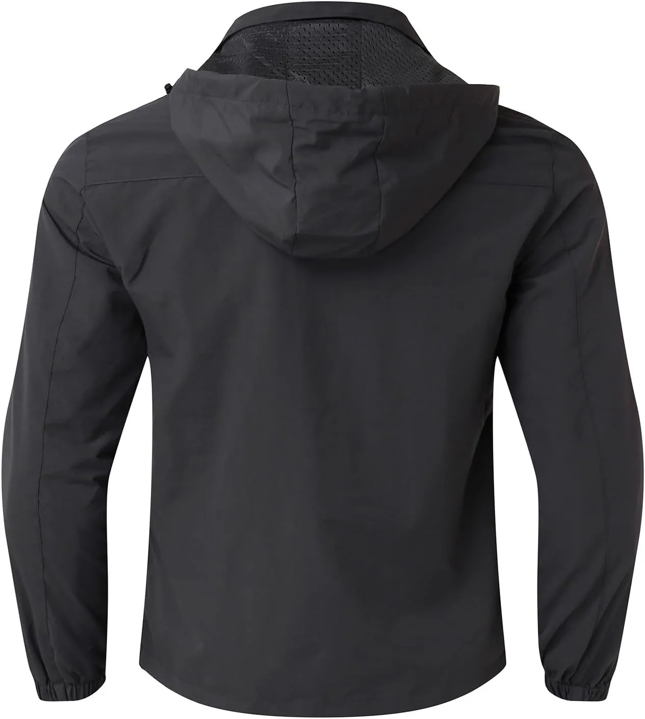 Rain Jacket for Men, Mens Waterproof Raincoat Lightweight Rain Jackets Outdoor Rain Coat Windbreaker with Pockets